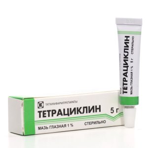 Мазь тетрациклиновая глазная 1 %, 40 гр.